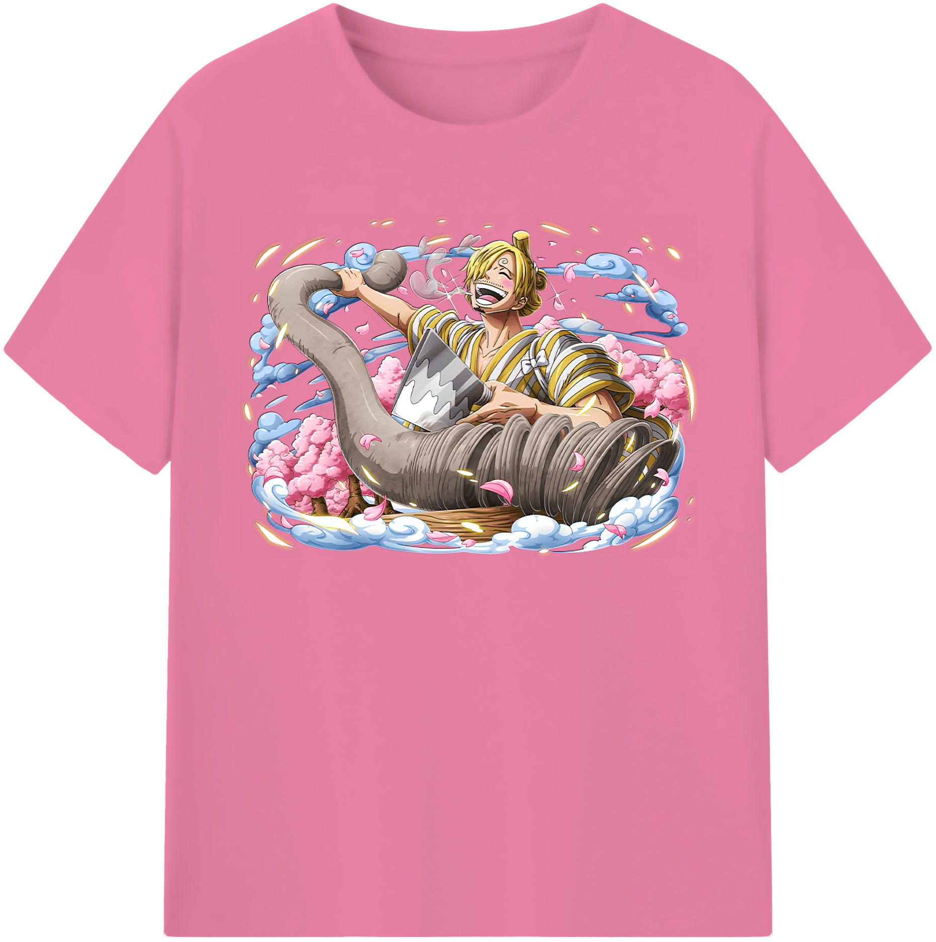 ワンピース サンジ ONE PIECE Sanji 綿100％半袖Tシャツ（フロントプリント）
